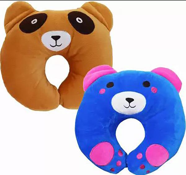My New Born Foam U Shape Pillow Feeding/Nursing Pillow Pack of 2 (Brown Blue) JioMart