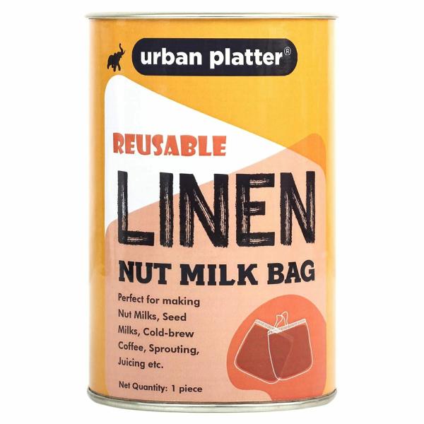 Urban Platter Fine Mesh Linen Nut Milk Bag, 12 X11 inch JioMart