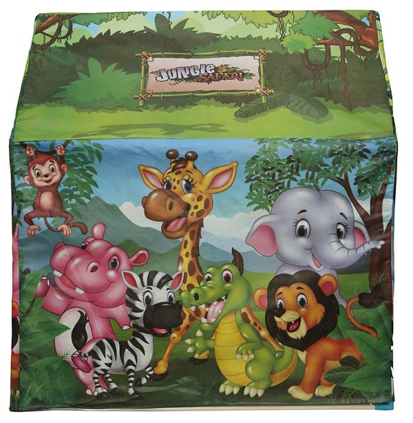 Goyal's Multicolour Baby Kids Animal Design Zoo Play Tent House for Children  Play Indoor Outdoor Games - JioMart