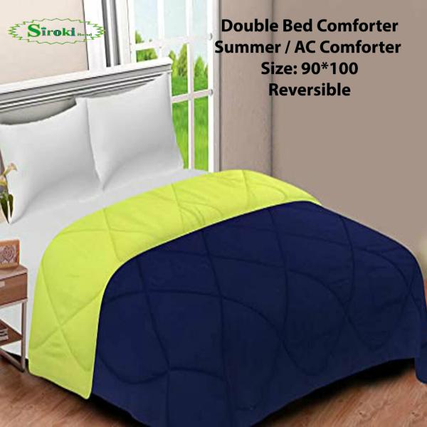 Siroki Bond Yellow and Blue Double Bed AC Comforter JioMart