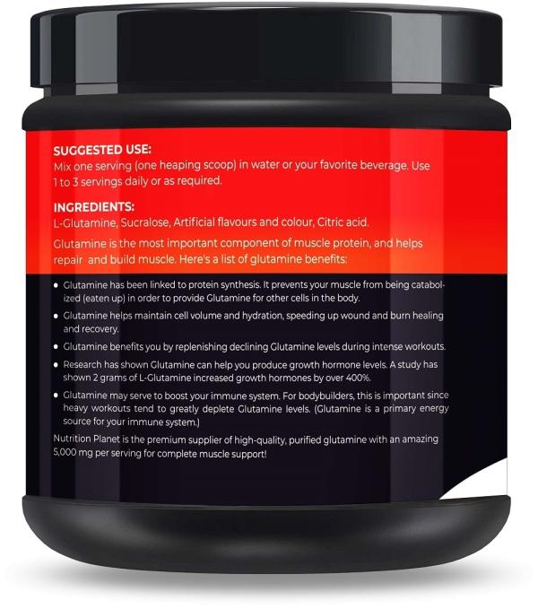 Nutrition Glutamine for Pre/Post Workout Recovery (Watermelon