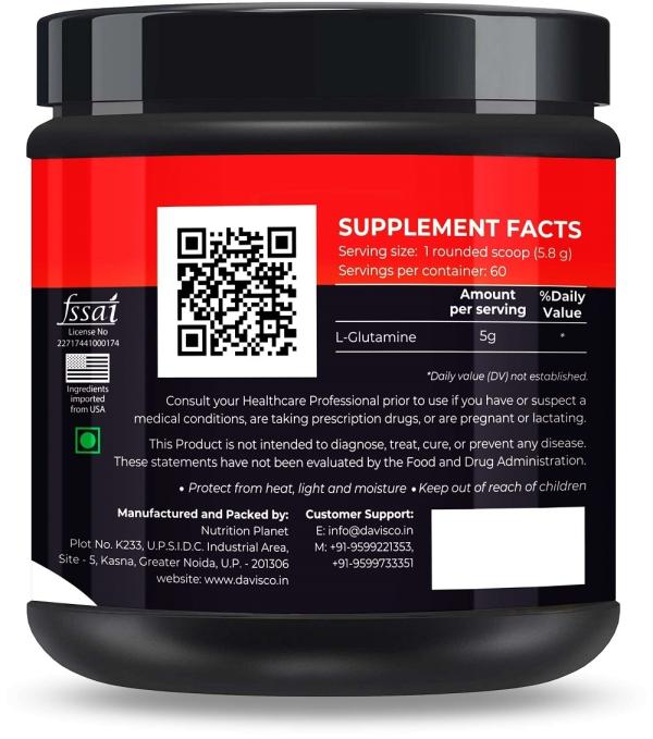 Nutrition Glutamine for Pre/Post Workout Recovery (Watermelon