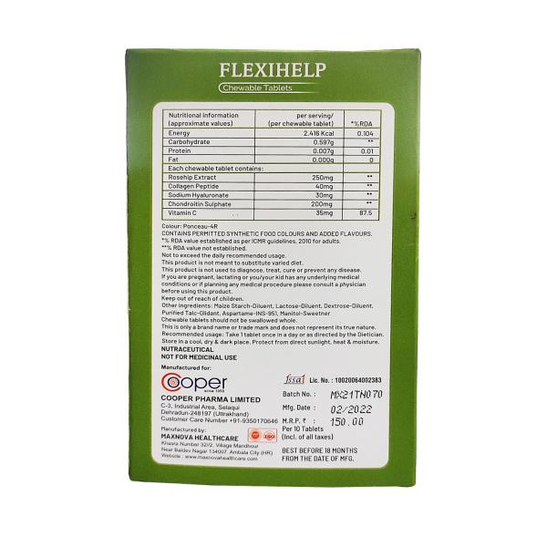 Cooper Flexihelp Chewable Tablet Strawberry JioMart