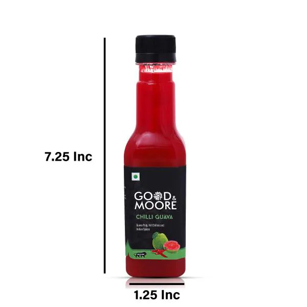 GOOD&MOORE Chilli Guava flavor syrup for refreshing coolers, cocktails