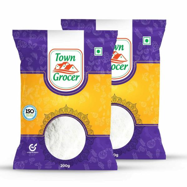 Town Grocer Makhana Powder 200 g each (Pack of 2), Fox Nut Flour, Lotus Seed Powder Rich In
