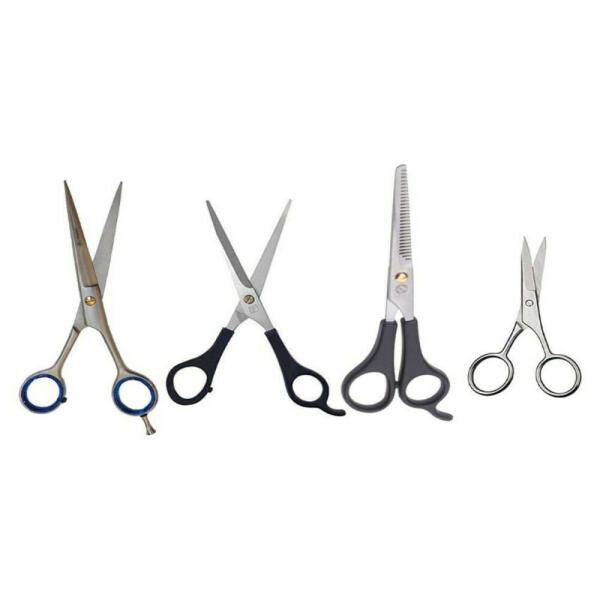 Dkuy Hair Cut Barber Kit Moustache Scissors with combs JioMart