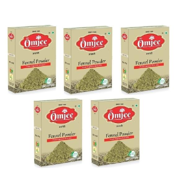 OMJEE FENNEL POWDER 100GM (PACK OF 5) JioMart