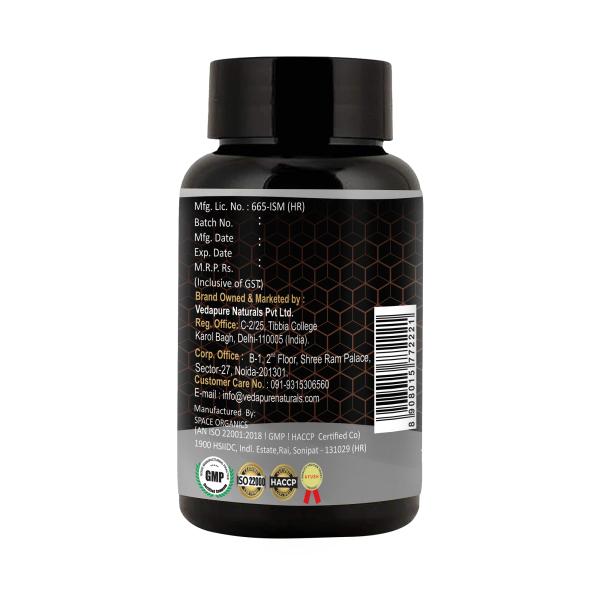 VEDAPURE Testosterone Booster Tribulus Terrestris, Safed Musli