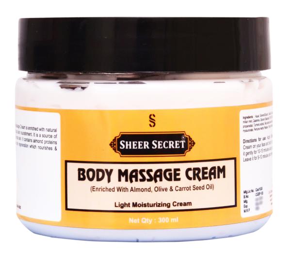 SHEER SECRET Body Massage Cream 300ml JioMart