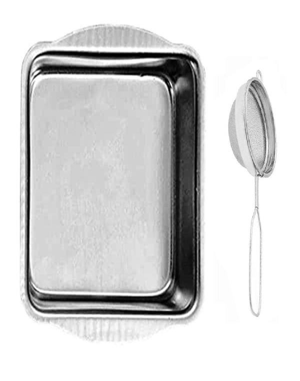Wofier Aluminium Square Shape Cake Mould With Stainless Steel Double
