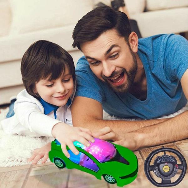 Vrion Multicolor Rechargeable 3D Light Remote Control Car JioMart