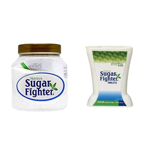 Sugar Fighter Stevia Powder1Kg[ Tablets 100 Free] 100 Sugar Free I Diabetic Control I Zero