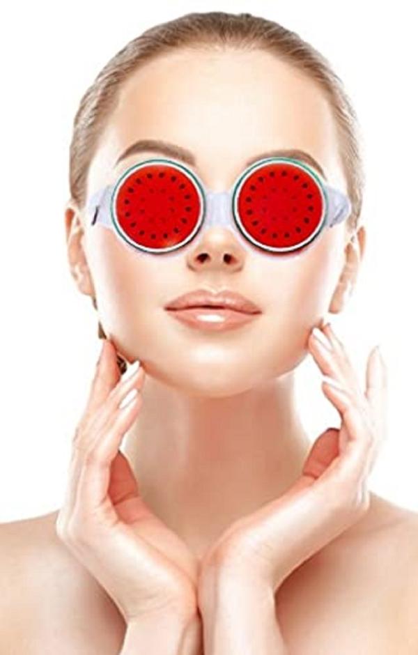 AD Ice Eye Mask Hot and Cold Eye Mask Pack for Puffy Eyes, Dry