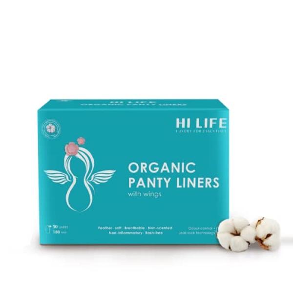 Hi Life Organic Panty liners Daily Liners SuperSoft Cotton Panty