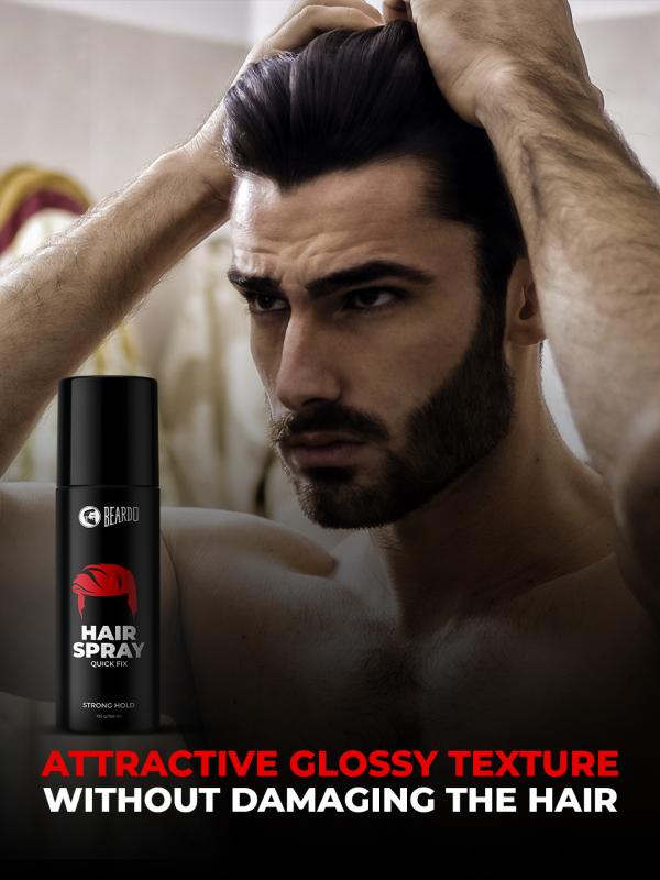 Beardo Strong Hold Hair Spray | Hair Spray for Men | Hair Styling | Hair  Setting Spray | Hair Fixing Spray | Strong Hold | Natural Shine | 192 ml -  JioMart