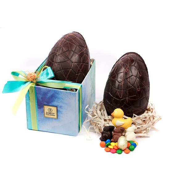 ZOROY Luxury Chocolate Easter Eggs Gift box Easter 1 Large Egg Gift
