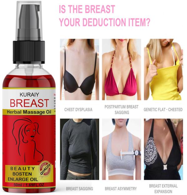 KURAIY Papaya Breast Enlargement Essential Oil Plant Chest Plump Care Essence Boobs Lift Bust Up