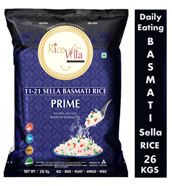 Rice Villa Prime 26 kg 1121 Sella Basmati Rice JioMart