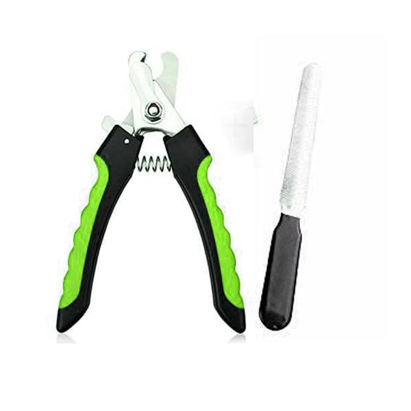 Dog Wala Dog Grooming Set Bathing Glove Plastic Slicker Brush And Nail