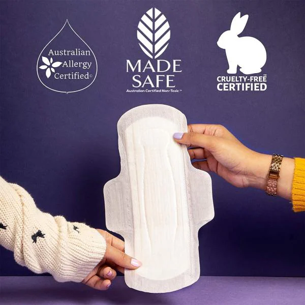 Azah RashFree Sanitary Pads for women Organic Cotton Pads 20