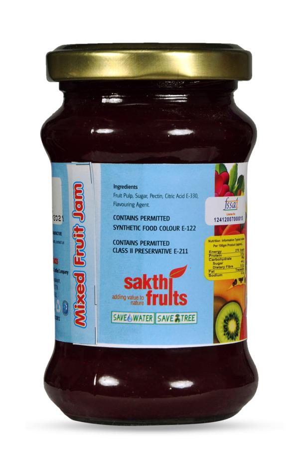 Chellam Mixed Fruit Jam 200 Gram Pack of 5 JioMart