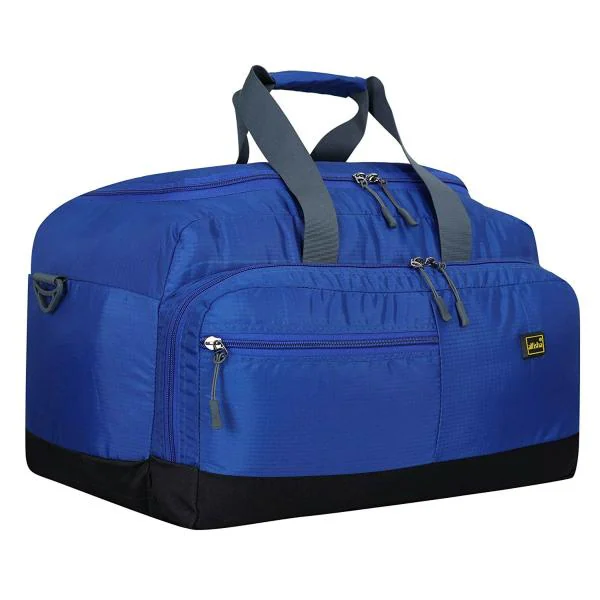 Alfisha Royal Blue Polyester Waterproof Zip Closure Travel Duffel Bag ...