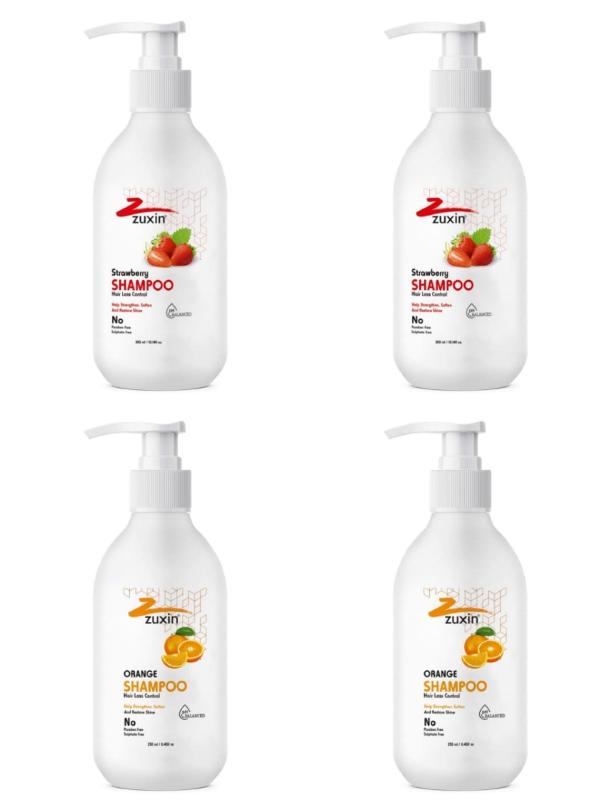 ZUXIN Hair Fruits Hairfall Defense Conditioning Shampoo ORANGE Enriched
