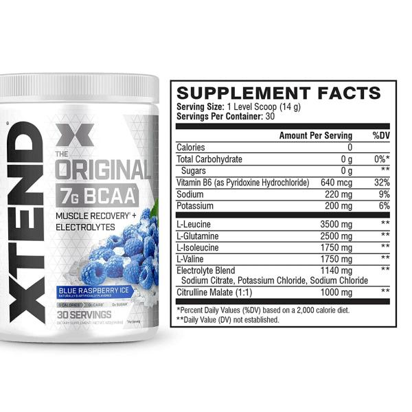 Scivation Xtend Bcaas Powder For Adults 402 Gm 30 Servings (Blue