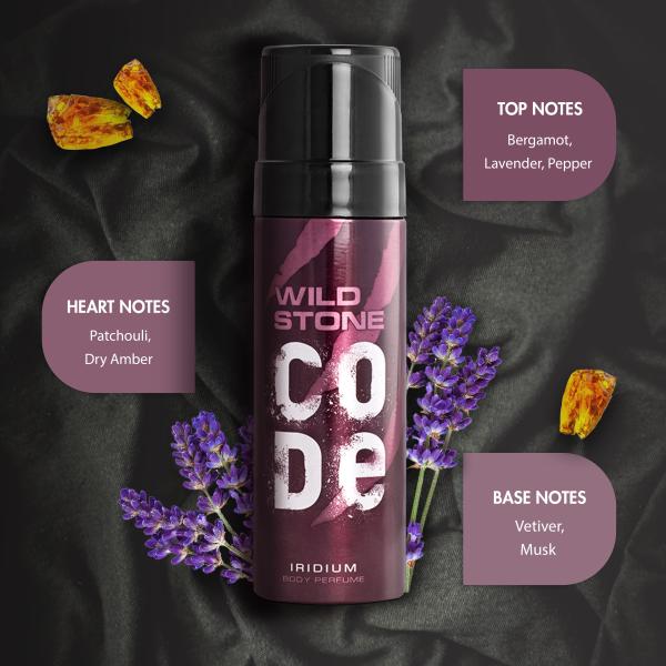 Wild Stone Code Iridium Body Perfume Spray for Men, 120ml JioMart
