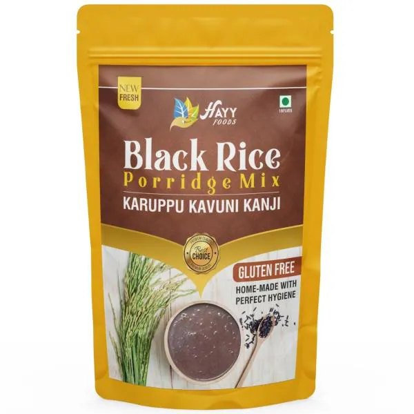 Hayy Foods Black Rice Porridge Mix (Karuppu Kavuni Kanji Powder