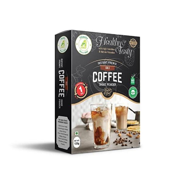 AARKAY Cold Coffee Natural Instant Premix High Protein Milkshake Powder, 120g JioMart