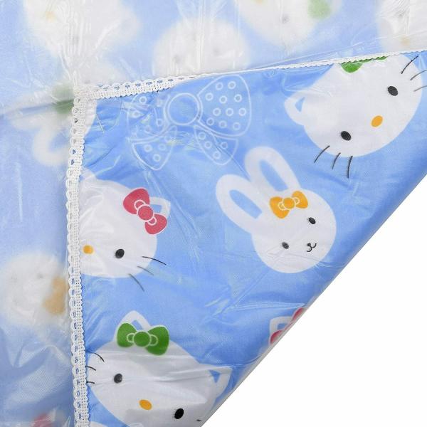 Ssanvi Blue Mikki Print Baby Bedding Mat, Changing Sheet & Mattress