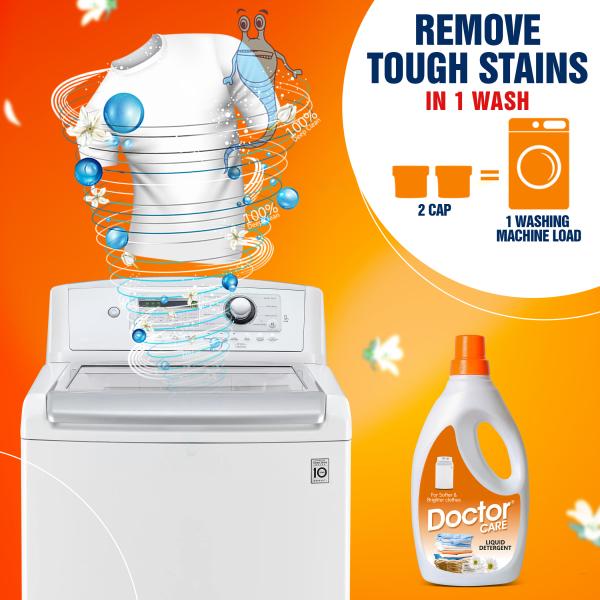 Doctor Care Liquid Detergent Top Load 2 Ltr Designed For Tough