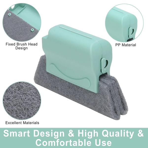 VDNSI Window Groove Frame Cleaning Brush and Dust Cleaning Brush