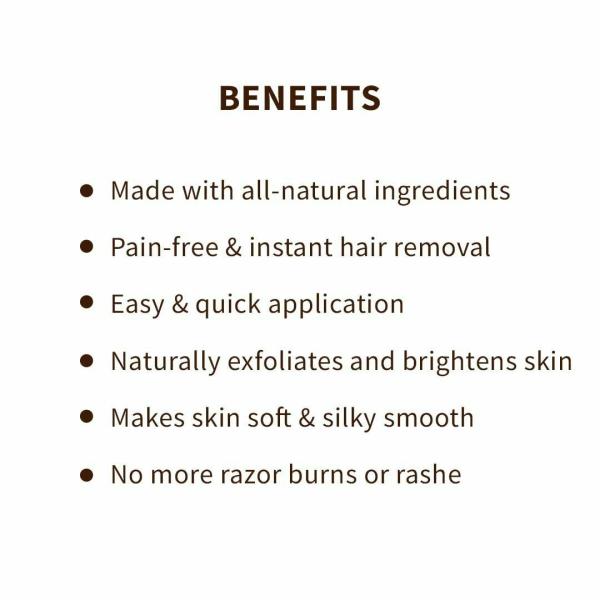 SAMISHA Organic Chocolate Hair Removal Powder For Men And Women All Skin Types Cream (100 G