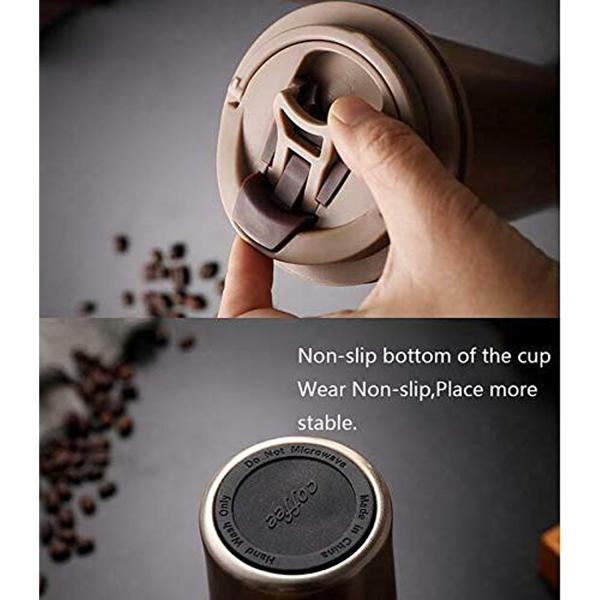 Birud Vacuum Insulated Travel Tea and Coffee Mug, Cup for Hot & Cold Drinks with Lid (500ML