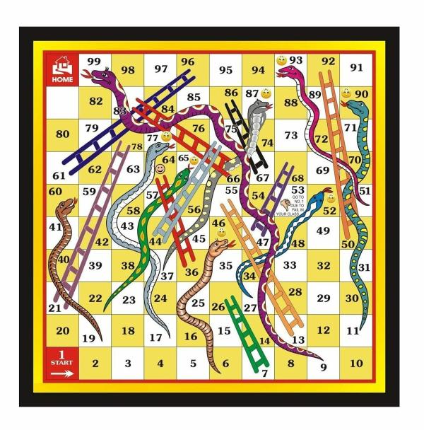 Mayra Sports Wooden Board Games (Ludo and Snakes Ladders) JioMart