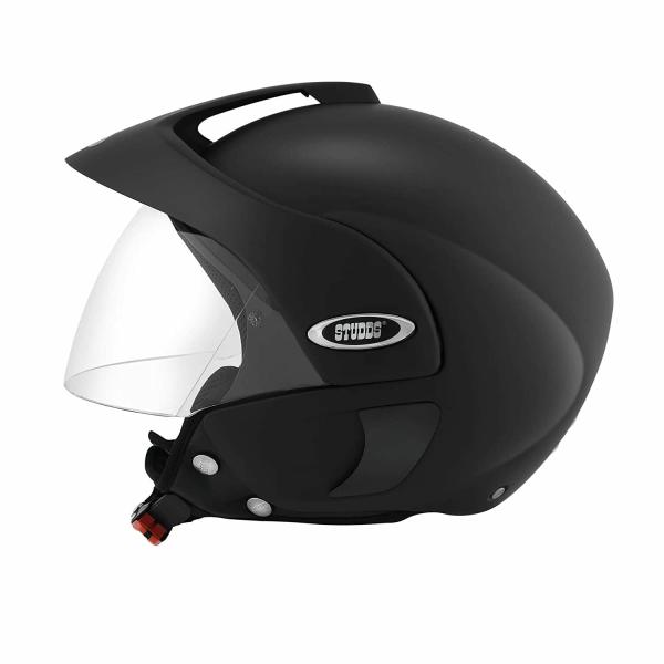 Studds Marshall Open Face Helmet Matt Black (L) JioMart
