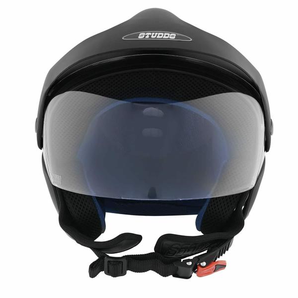 Studds Marshall Open Face Helmet Matt Black (L) JioMart