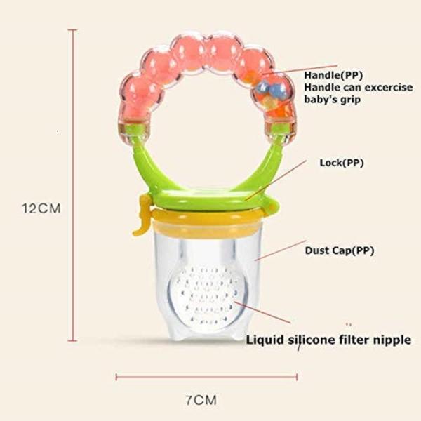 Grest Baby Ring Style Food Fruit Feeder Nibbler Pacifier for Babies