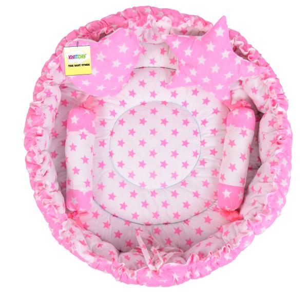 Kwitchy Infant Born Baby Reversible Nest Bed Bedding Set Sleeping