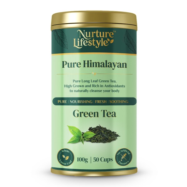Nurture Lifestyle Pure Himalayan Loose Leaf Green Tea 100g [50 Cups