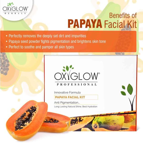 Oxyglow Papaya Facial Kit, 260 G JioMart