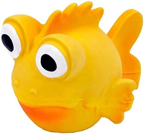 Pets Empire latex goldfish Small Dog Toy With Squeaker 3.5 Inch JioMart