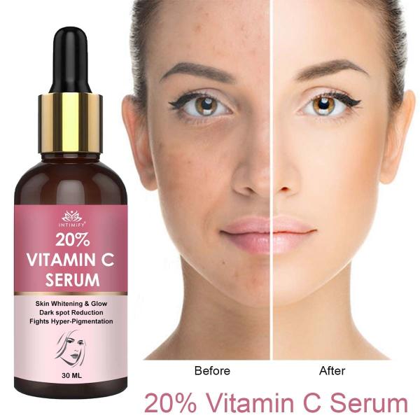 Intimify 20 Vitamin C Serum to Removes Dark Spots & Patches, Reduces