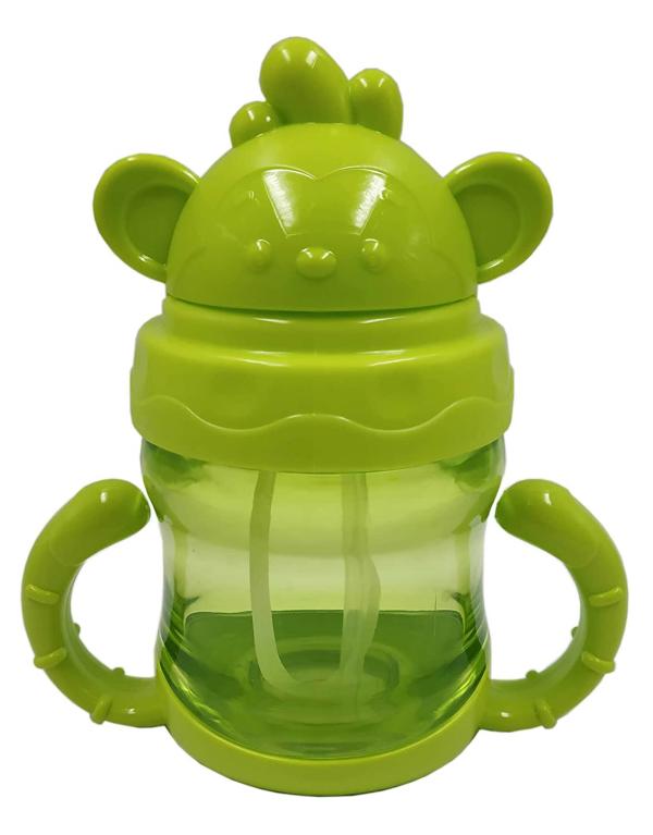 Te Quiti Green Plastic Leakproof Durable BPA Free NonToxic Baby Sipper
