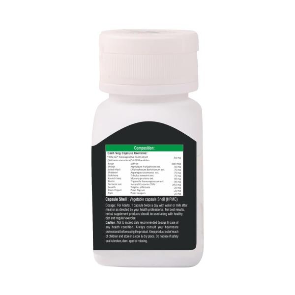 Vaddmaan MUSCLE BUILD 12 Ayurvedic Herbs for Muscle Gain, Recovery