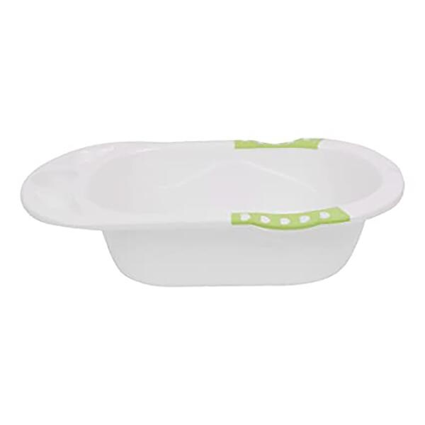 My NewBorn Baby Bath tub with drain plug, Ergonomic and spacious (Green