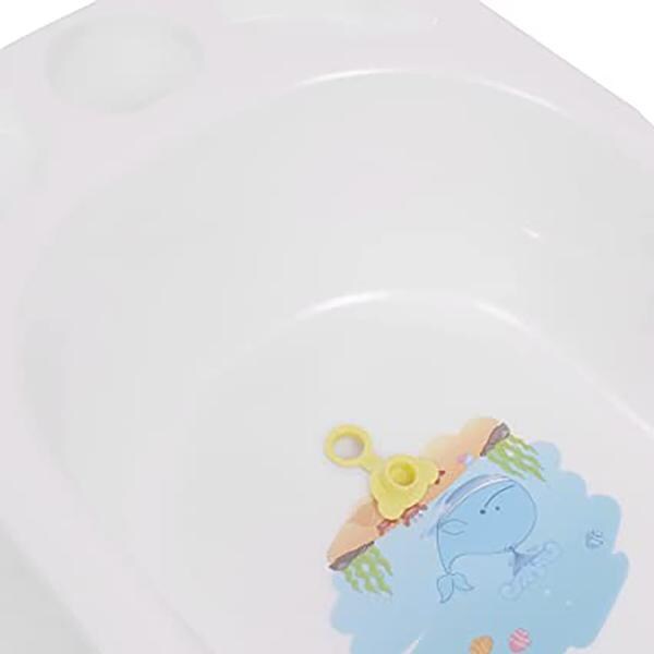 My NewBorn Baby Bath tub with drain plug, Ergonomic and spacious (Green