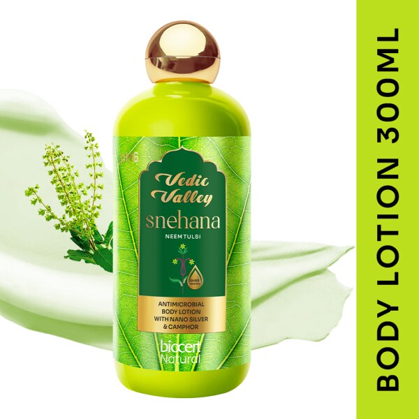 VEDIC VALLEY BODY LOTION NEEM TULSI CERTIFIED NATURAL JioMart